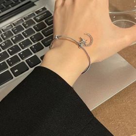 Women's Fashion Casual Geometric Bell Bracelet (Color: Star Moon)
