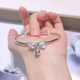 Women's Fashion Casual Geometric Bell Bracelet (Color: Bow Tie Bell)