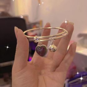 Women's Fashion Casual Geometric Bell Bracelet (Color: Color Changing Bells)