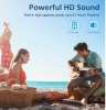 ISOUNd Outdoor Waterproof Bluetooth Speaker, Wireless Portable Mini Shower Travel Speaker With Subwoofer, Enhanced Bass, Built In Mic For Sp